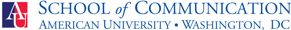 American University School of Communications Washington DC logo