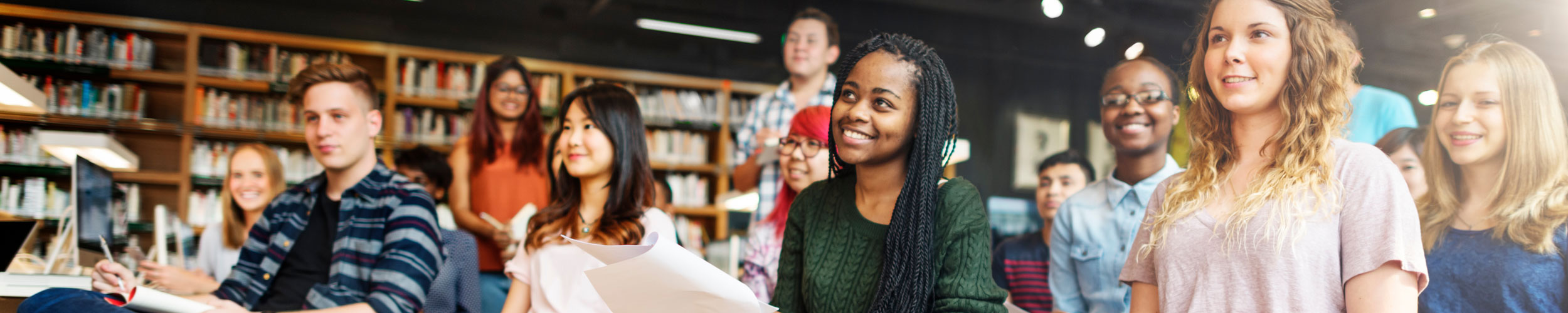 group of students in classroom setting