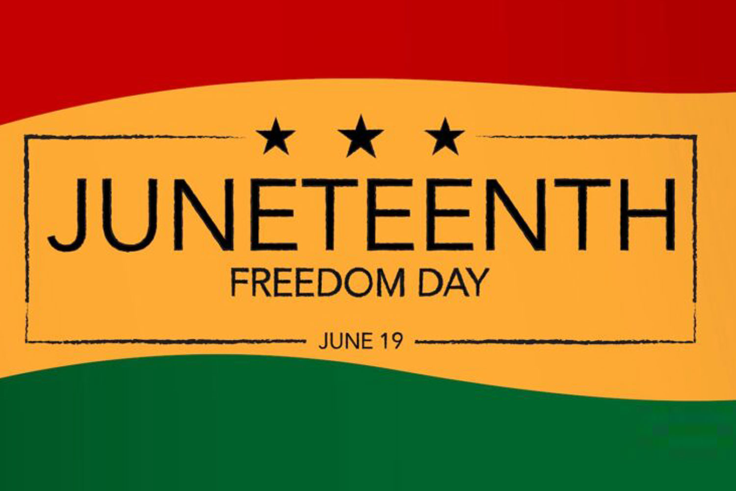 Juneteenth Freedom Day June 19th