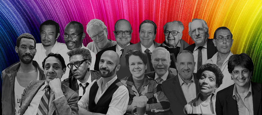 collage of LGBTQ+ historical figures