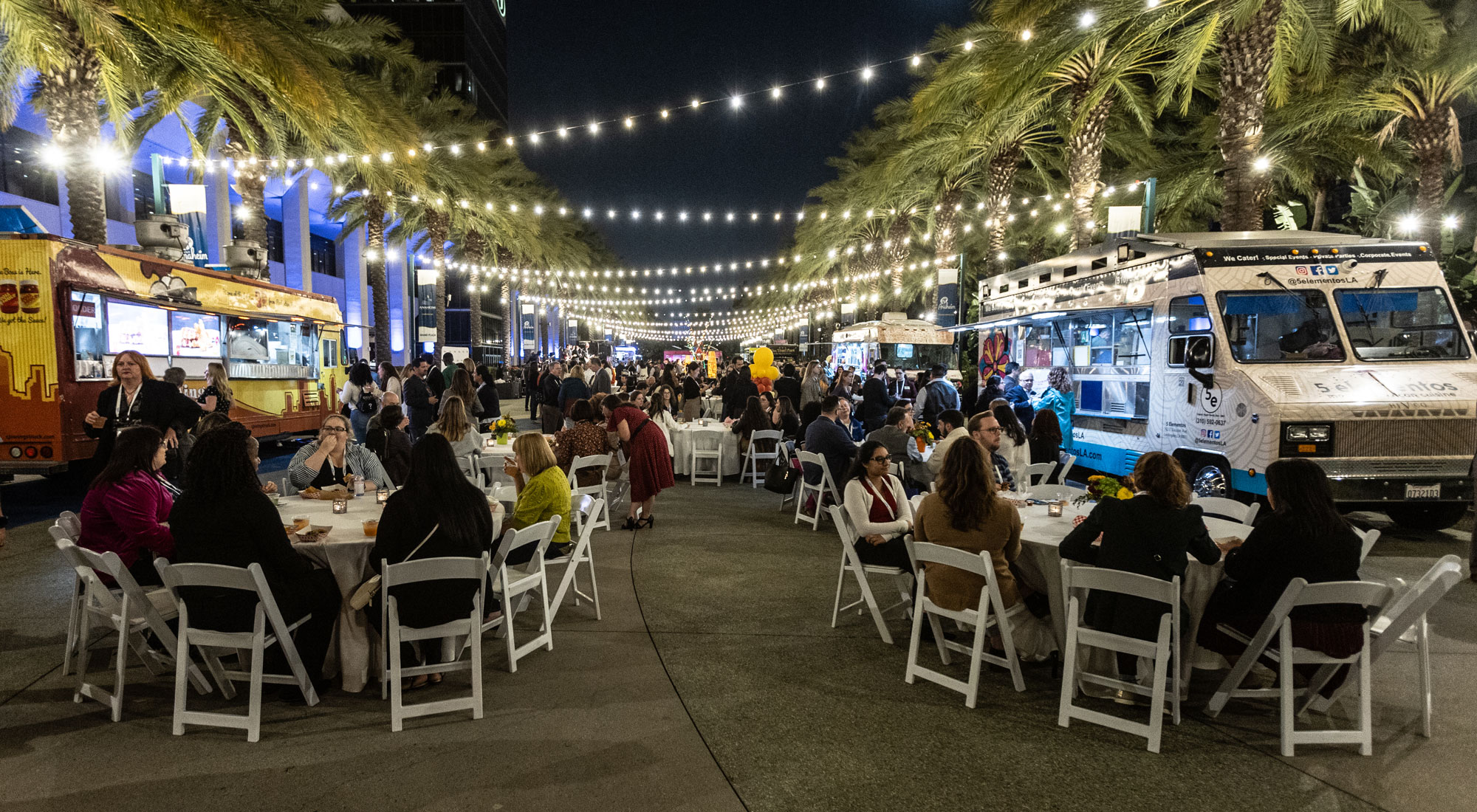 outdoor food trucks at ICON