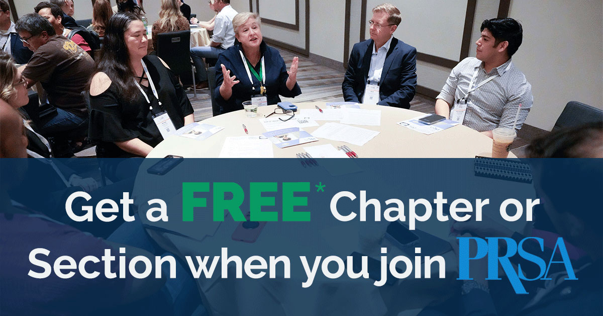 Get a free Chapter or Section when you join PRSA