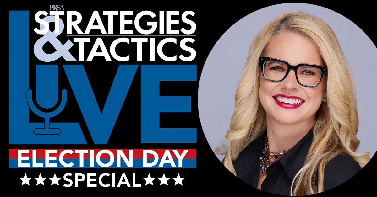 Strategies & Tactics LinkedIn Live Election Day special with Tina Beaty