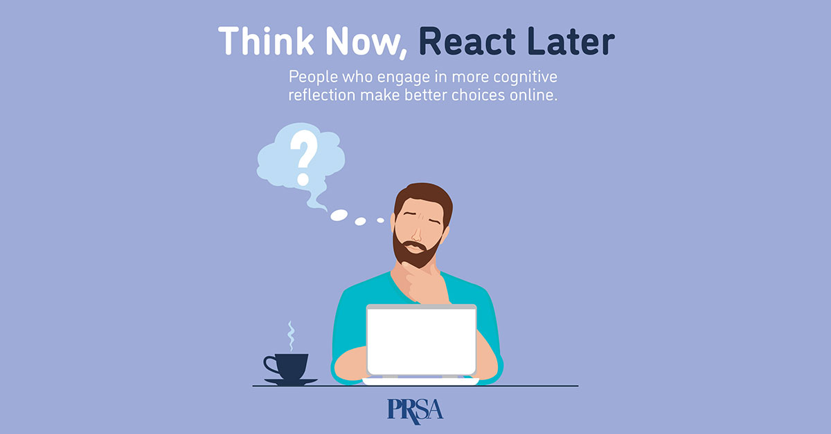 Think Now React Later