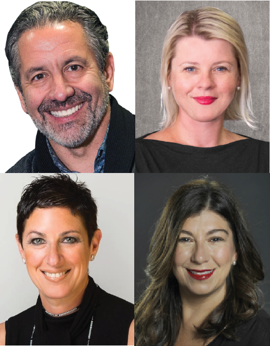 A 2x2 mosaic of the four panelist involved in the PRSA 2019 International Conference Global Agency Panel