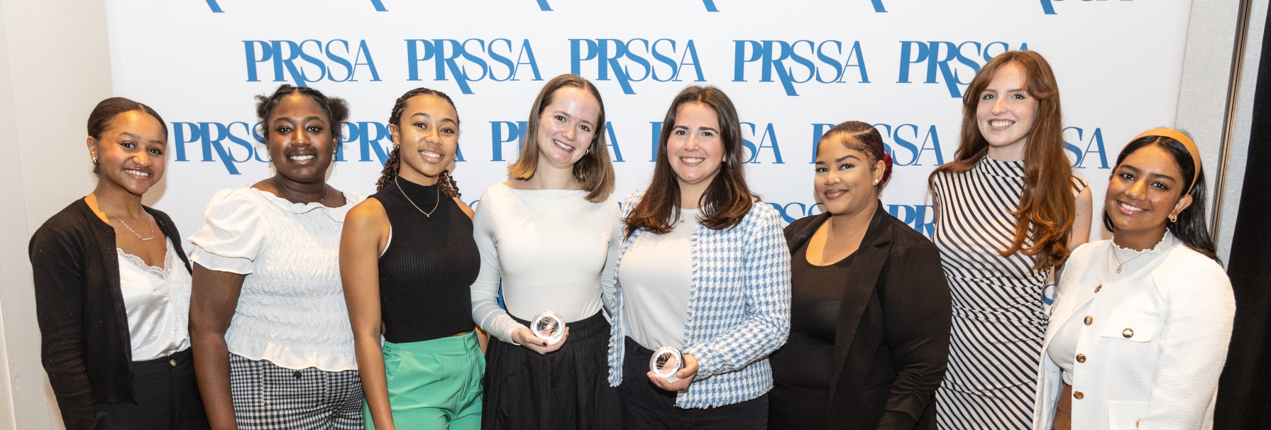 Eight PRSSA students at ICON 2024